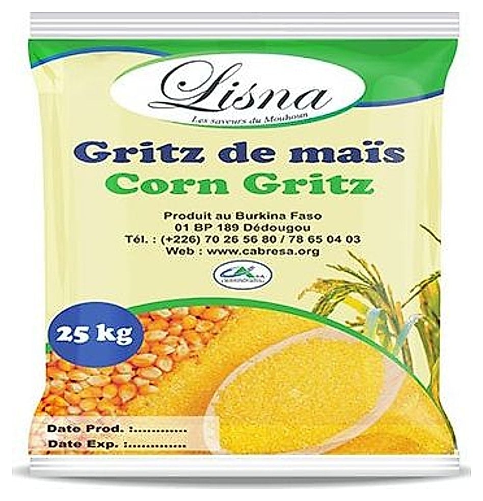 Bag of Lisna corn grits